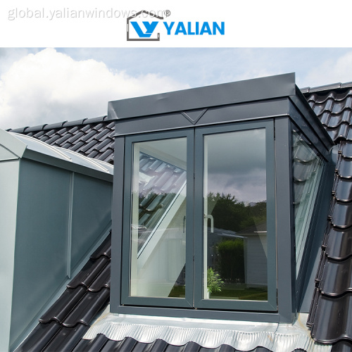 Double Casement Windows  French Style Aluminum Alloy Casement Windows Thermal Break Supplier